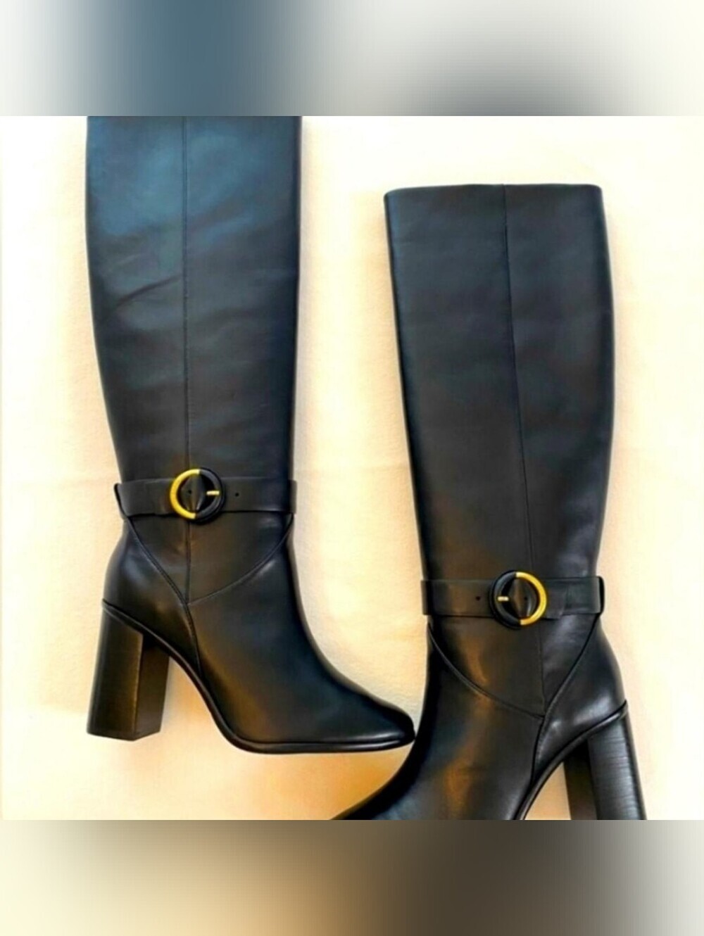 TED BAKER Calf Skin Leather Boots NWOB Sz 6.5 (37)